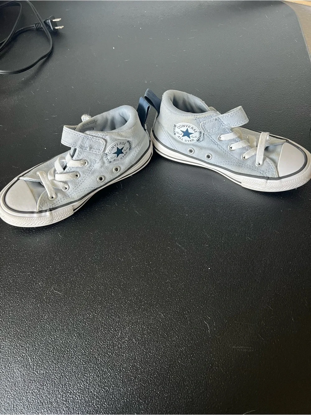 Converse Easy-On High Top Sneakers Light Blue Youth 13